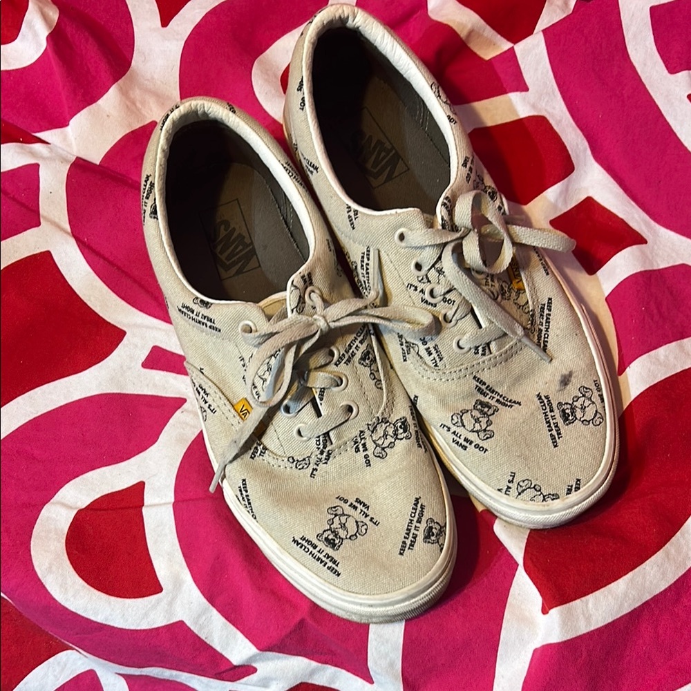 Vans tan Graphic Sneakers mens 11